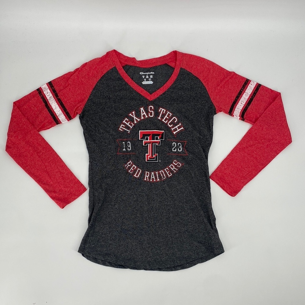 Texas Tech Champion Baseball Tee - Size Medium